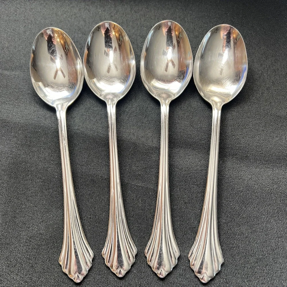 4‎ - Oneida BANCROFT Glossy Stainless USA Flatware 7